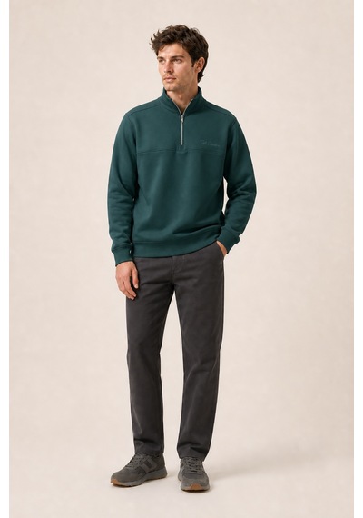 Redline Krivs Bisiklet Yaka Regular Fit Kışlık Sweatshirt Nefti
