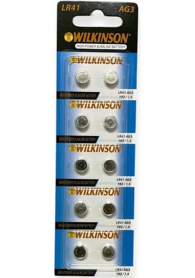 Wilkinson Alkalin Ag3 Lr41 10'lu Pil