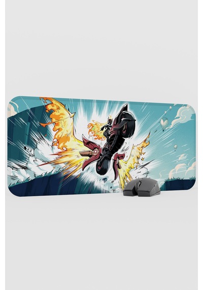 Mavuika Genshin Impact Anime Gacha V4 - 70x30 Xl Gaming Mouse Pad Fare Altlığı