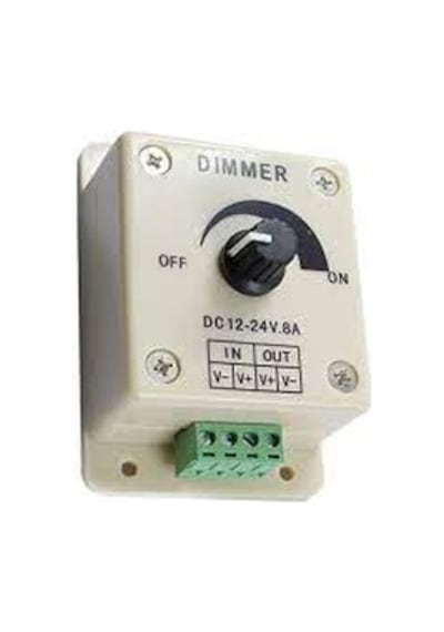 Manuel Led Dimmer 12-24v 8 Amper
