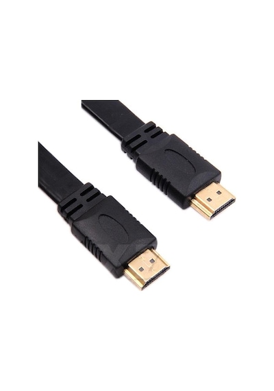9549 0.3 Metre Yassı Flat Slim Hdmi Kablo Uyumlu 4k Full Hd 4k 60hz 2.0 Uyumlu 4k 60p Çözünürlük Uyumlu 18 Gbps Veri Aktarım Hızı, Ethernet Kanallı