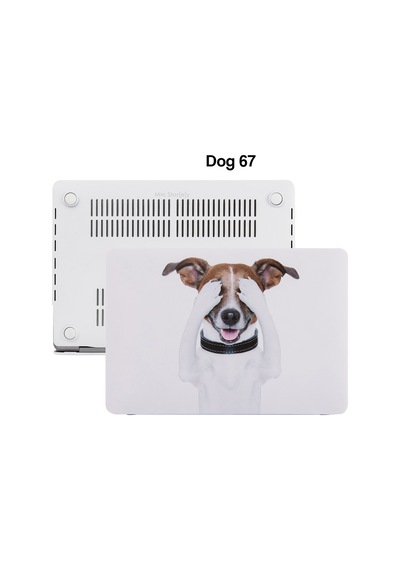 Apple Uyumlu MacBook Pro Kılıf 13inç M1-m2, Dog01nl Type-c'li Model A2338 A2289 A2251 A1706-08 A1989 A2159 İle Beyaz