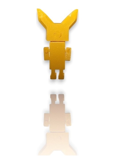 Super Bear Adventure, Baaren-şika, Penguen, Tilki, Tavşan, Timsah, Arı Loy3d 9 Cm Sarı