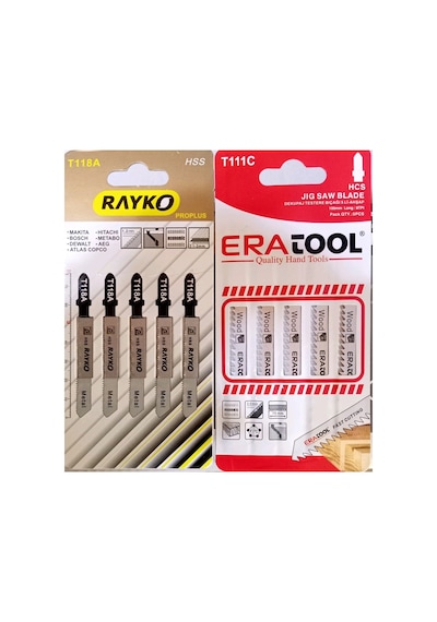Metal Dekopaj Ucu Metal Kesici T118a 5li Paket +ahşap Dekopaj Ucu Metal Kesici T144d 5li Paket