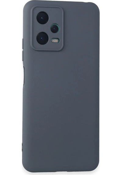 Newface - 319 - Xiaomi Redmi Note 12 5g Kılıf Nano İçi Kadife Silikon - Csmo-tex - - Gri