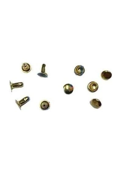 Rivet Perçin - 6mm, Sarı, 1000 Adet Beyaz