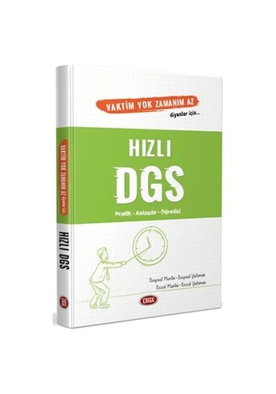 Vaktim Yok Zamanım Az Diyenler İçin Hızlı Dgs Data Yayınları