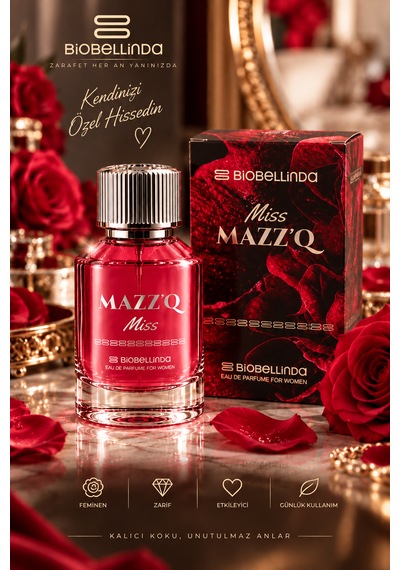 Mazz Q Miss Kadın Parfüm Eau De Parfum Zarafetin Ve Güzelliğin Kokusu 50 Ml Aromatik