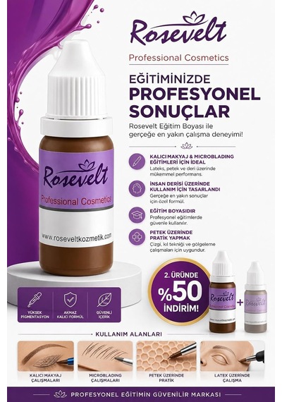 Kalıcı Makyaj Eğitim Boyası Kırmızı 4luset