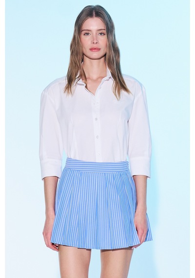Sagaza Studio Ss6033 Regular Fit Gömlek Ekru