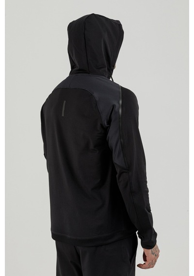 Airlife Stronger High Rsi 5 7 Tam Boy Fermuarlı Erkek Kapüşonlu Sweatshirt Siyah
