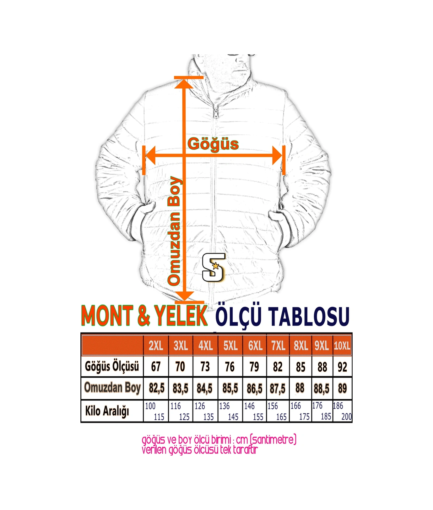 Starbattal Erkek Büyük Beden Kapüşonlu Mont Lusso 2505 Sıyah Siyah