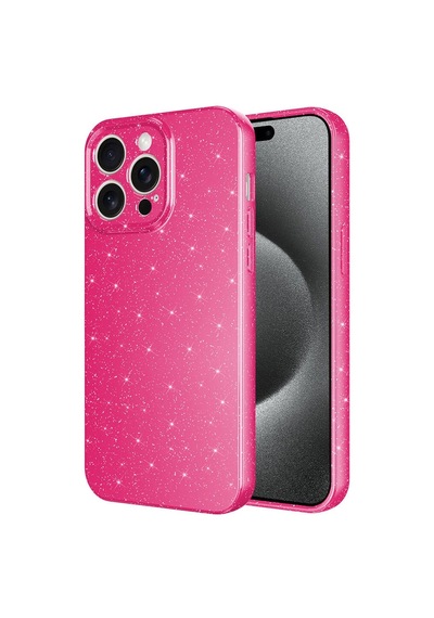 Apple Uyumlu iPhone 15 Pro Max Kılıf Kamera Korumalı Simli Lüks Koton Kılıf