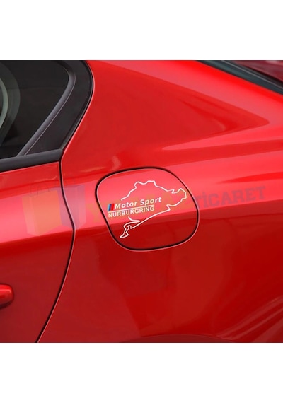 Bmw M Motor Sport Nurburgring Depo Kapağı Oto Sticker Yapıştırma