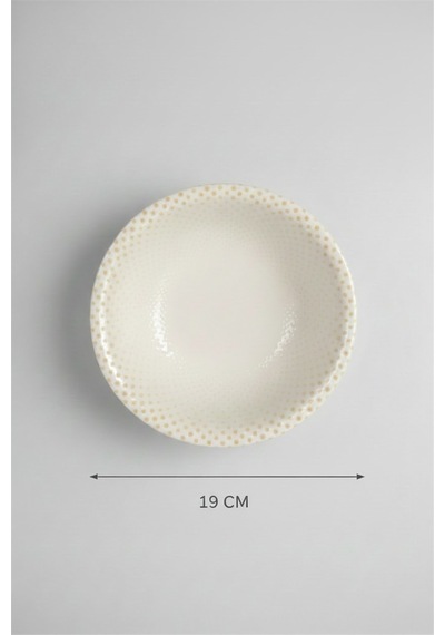 Valencia Salata Kasesi 19cm Dijital Punto Rinart Krem