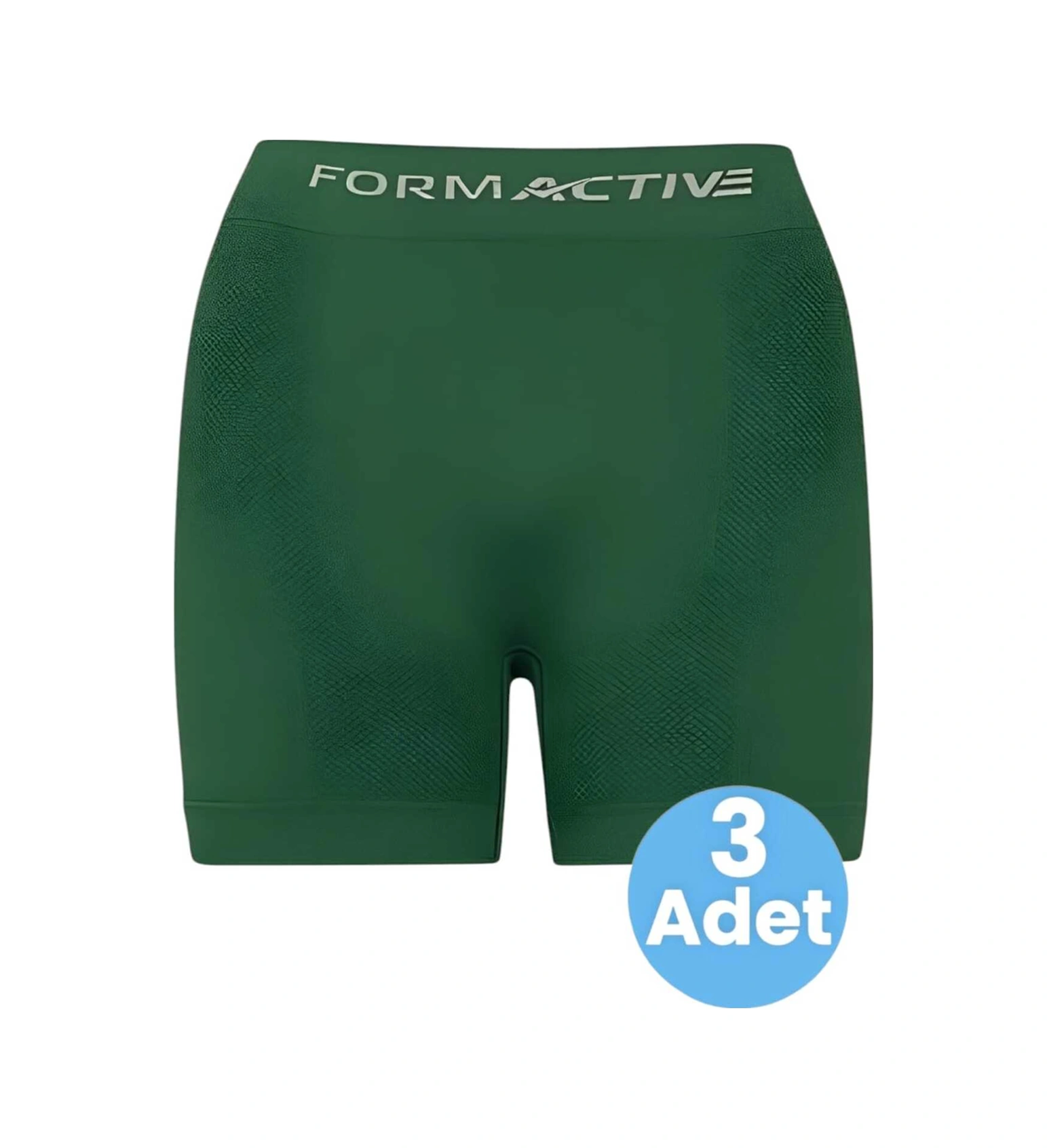 Tezzgelsin Erkek Dikişsiz/seamless Nefes Alabilen Boxer 3 Adet Yeşil