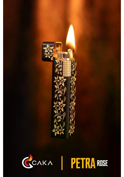 Caka Lighter Petra Rose Benzinli Çakmak - Ckl-058
