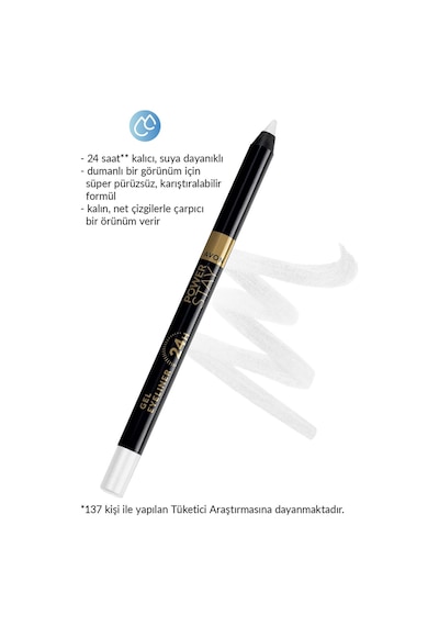 Power Stay Jel Eyeliner White
