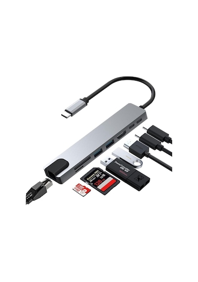 Daytona Cf55 Apple Uyumlu MacBook Android Çevirici Hub Adaptör