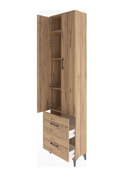Arges Dolap 4 Raflı 2 Çekmeceli 2 Kapaklı 60x30x243 Çam-çam Çam Arges Dolap 4 Raflı 2 Çekmeceli 2 Kapaklı 60x30x243 Çam-çam Çam