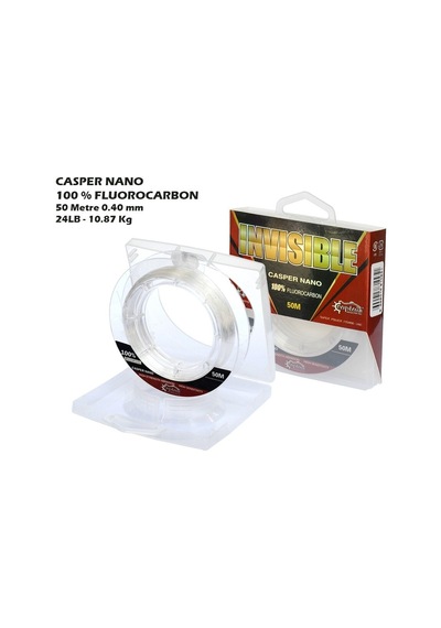 Captain Casper Nano %100 Fluoro Carbon Misina 50Mt 0.40 Mm