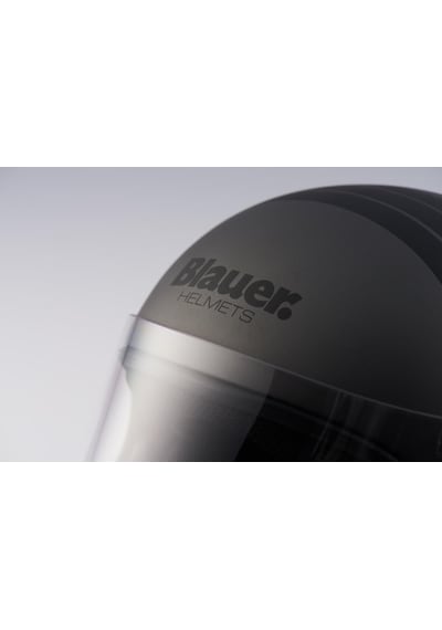 Blauer 80s Kapalı Motosiklet Kaskı Siyah