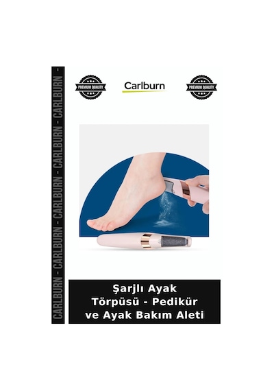 Özel Üretim Pratik Ev Tipi Kişisel Kablosuz Şarjlı Ayak Törpüsü - Pedikür Ve Ayak Bakım Aleti
