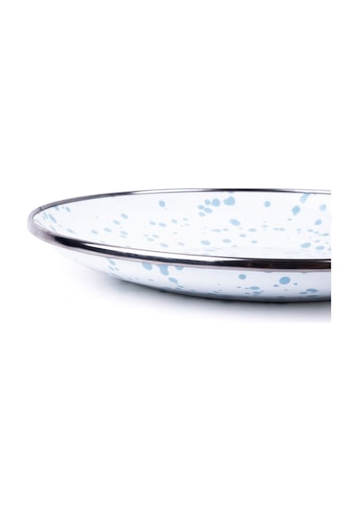 Emaylab Speckles Sunum Tabağı Dekoratif Tabak 26cm Bebe Mavisi
