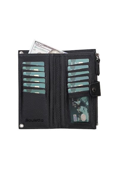 Gp Iguana Lozan Strap 6.5 İnch Uyumlu Deri Kartlıklı Kılıf Erc1 Siyah Siyah