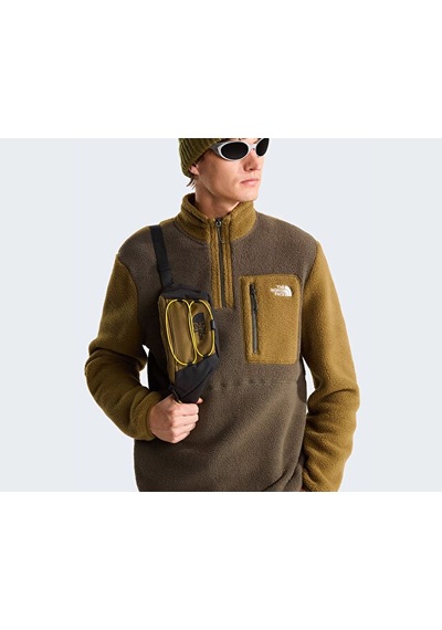 The North Face M Yumıorı 1/4 Zıp Erkek Outdoor Çeyrek Fermuarlı Polar Üst Nf0a883sug81 Yeşil