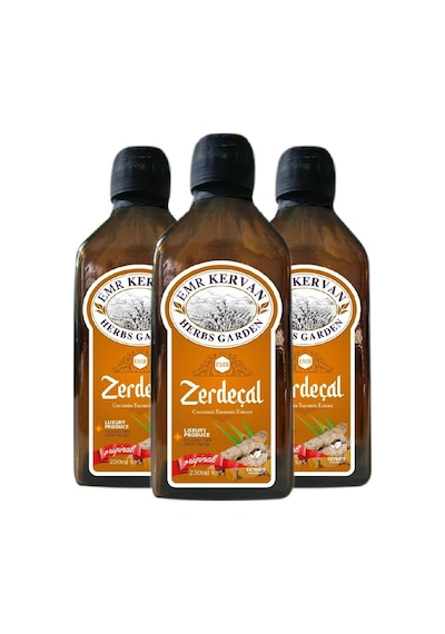 Emr Kervan Zerdeçal Ekstrakt 250 Ml 3 Adet