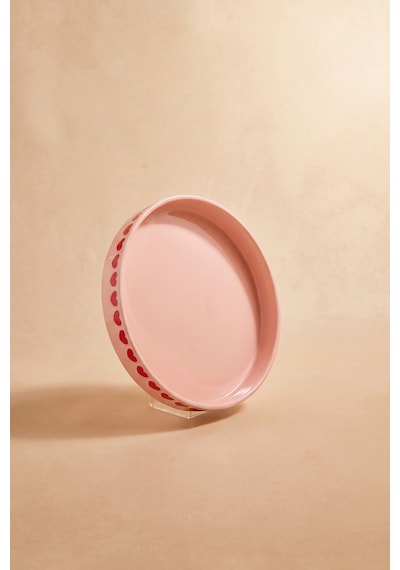 Karaca Sweetheart Çukur Tabak 20 Cm Pembe