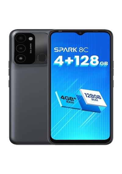 Tecno Spark 8C 128 GB Siyah (Outlet&Teşhir)
