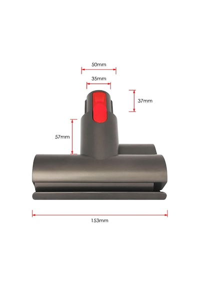 Dyson V7 V8 V10 V11 V15 Uyumlu Mini Türbin Mite Başlığı - Mite Başlık