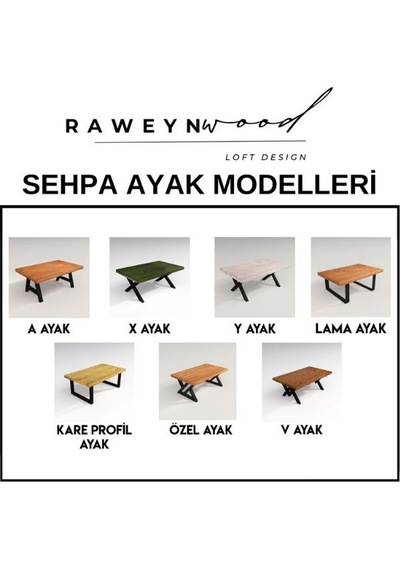Ruta Doğal Ahşap Orta Sehpa 70x110 Ruta Doğal Ahşap Orta Sehpa 70x110