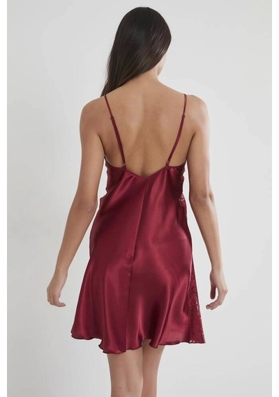 Pierre Cardin 624 Bayan Battal Kısa Saten Gecelik 001