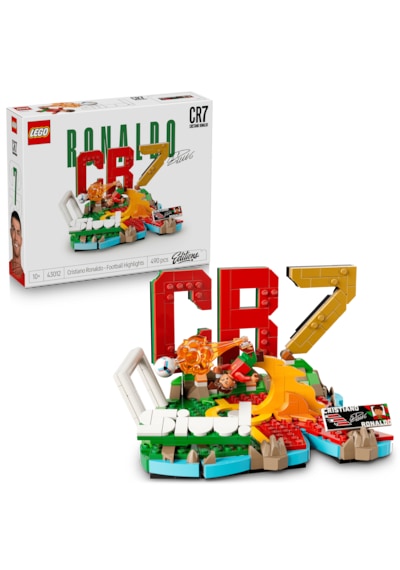 LEGO® Editions Cristiano Ronaldo – Unutulmaz Futbol Anları 43012 - 10 Yaş ve Üzeri Çocuklar için Dekoratif Futbol Modeli Yapım Seti (490 Parça)