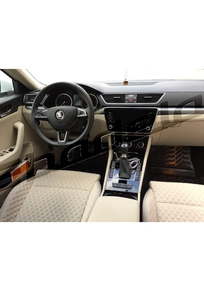 Skoda Super B 2015-2020 Araç Içi Koruma Havuzlu Paspas Kokusuz