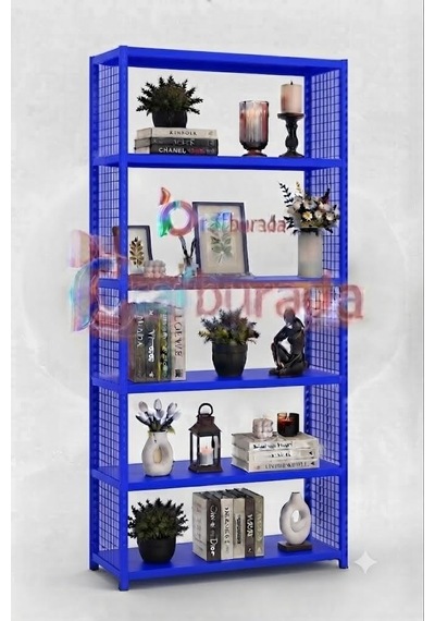Tr 6 Katlı Renkli Tel Kafesli Dekoratif Çelik Raf - Çiçeklik Rafı, Ofis Rafı 0,70 Mm Diğer Tr 6 Katlı Renkli Tel Kafesli Dekoratif Çelik Raf - Çiçeklik Rafı, Ofis Rafı 0,70 Mm Diğer