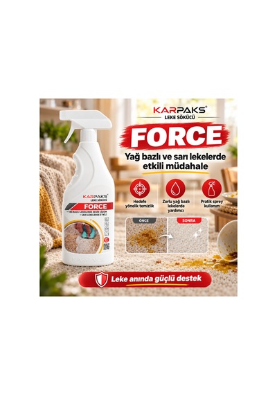 Profesyonel Halı Ve Koltuk Temizlik Seti Venüs + Force + Multi Sprey + Oxymax Güçlü Leke Çıkarıcı Paket