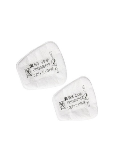 3m 5935 P3 Toz Ve Sis Filtre Pedi - 10 Çift 20 Adet