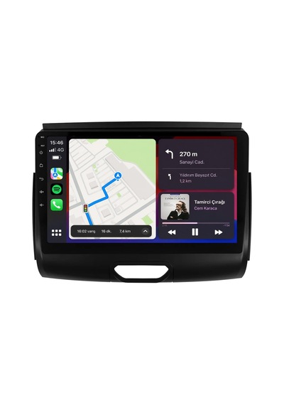 Ford Ranger 2016-2022 Android Multimedya Carplay Android Auto Navigasyon 10gb Ram 256gb Pro 9"