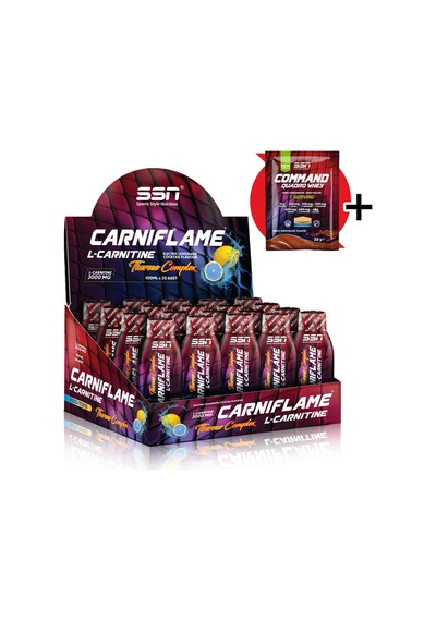 SSN Sports Style Nutrition Carniflame 3000 Mg 20 Shot(limon) L Karnitin