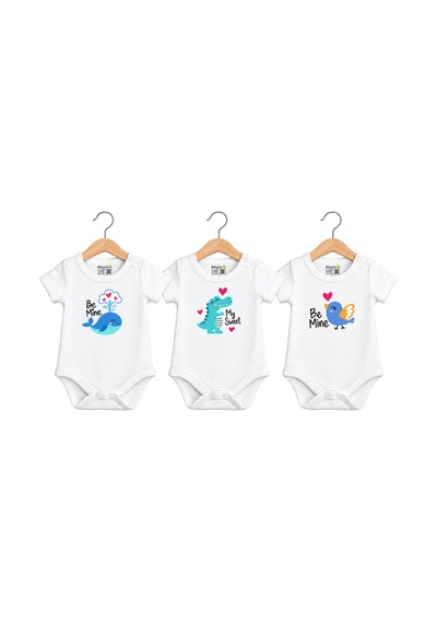 Babylimon Pamuklu Bebek Body - 3'lü Sevimli Hayvan - Bebek Zıbın Badi - Yazılı Zıbın Beyaz - 936528646 Beyaz Babylimon Pamuklu Bebek Body - 3'lü Sevimli Hayvan - Bebek Zıbın Badi - Yazılı Zıbın Beyaz - 936528646 Beyaz