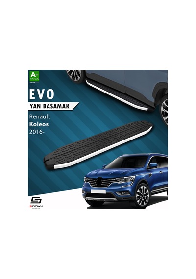 Renault Koleos 2 Evo Aluminyum Yan Basamak 163 Cm 2016 Üzeri