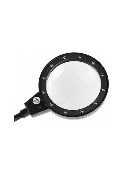 12 Led Clipslı Işıklı Büyüteç,işıklı Masa Lambası Çalışma Lambası