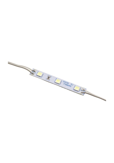 3'Lü Merceksiz Modül Led - Beyaz 12V 0.50W