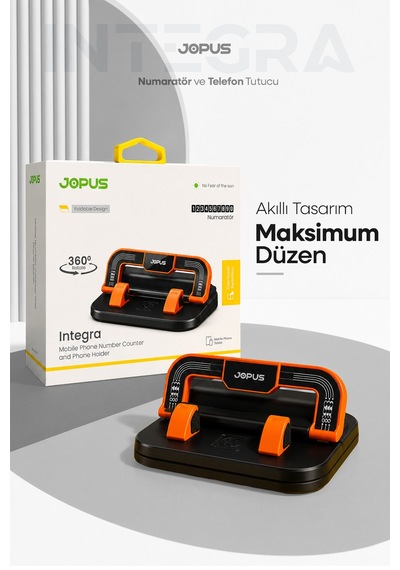 Araç İçi 360 Dönebilen Numaratörlü Telefon Tutucu Torpido Üstü Tablet Parkmatik Katlanabilir Standlı