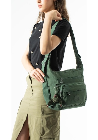 Baginn İster Sırt İster Omuz İster Çapraz Askılı Fonksiyonel Kullanım Kadın Çantası 28 28 Cm 571 Collection Yeşil