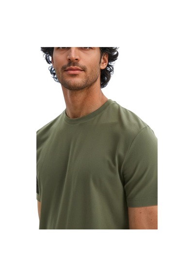 Ar-ma Erkek Regular Fit Pamuk Süprem Basic Bisiklet Yaka Tişört Y31344408002 Haki XL